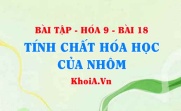 Bài tập Nhôm (Al): Giải bài 1, 2, 3, 4, 5, 6 trang 57, 58 SGK Hóa 9 bài 18